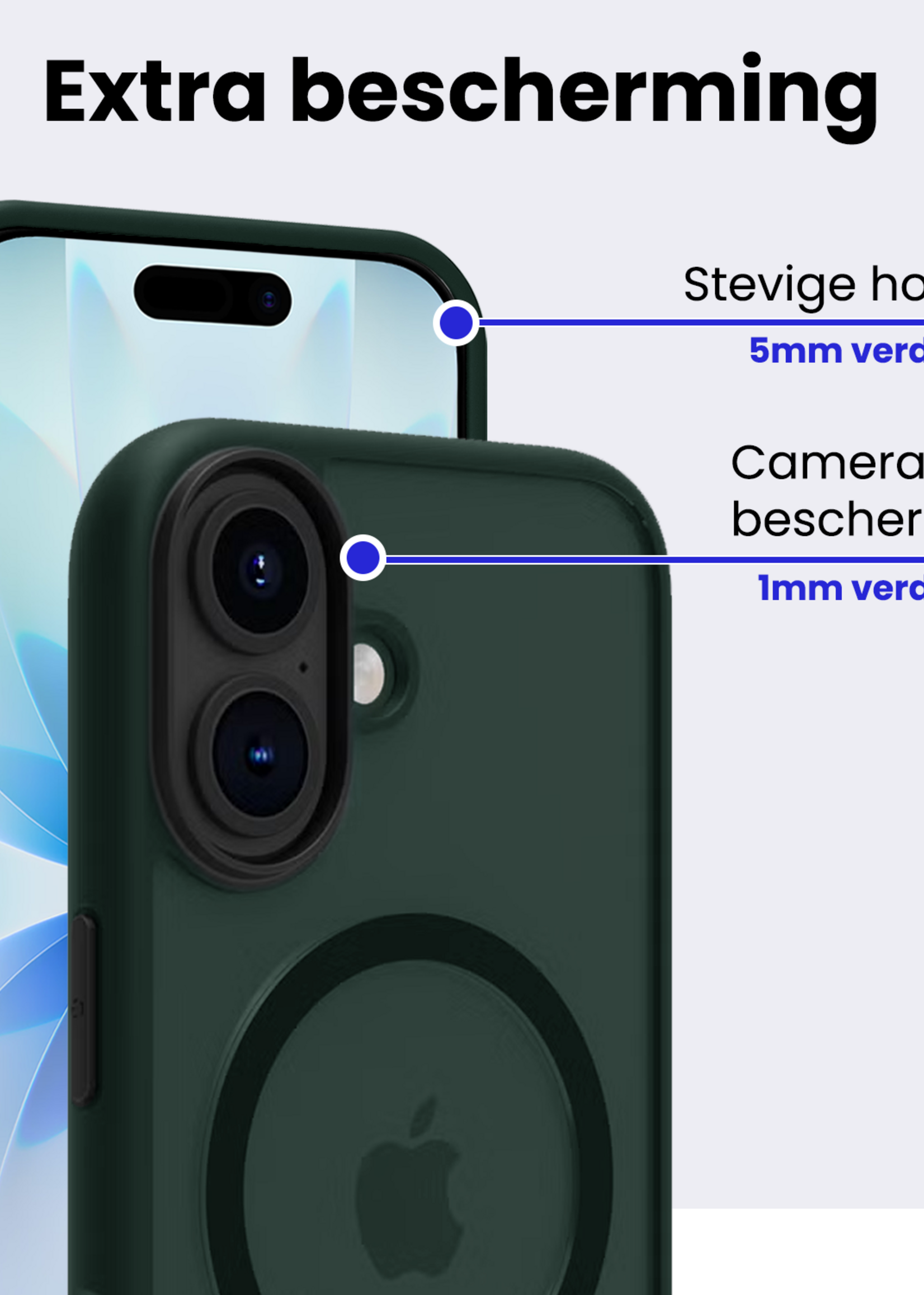 BTH BTH iPhone 17 Magsafe Hoesje - Donkergroen