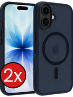 BTH BTH iPhone 17 Magsafe Hoesje - Donkerblauw - 2 PACK