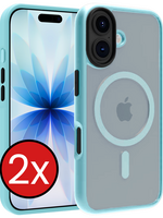 BTH BTH iPhone 17 Magsafe Hoesje - Lichtblauw - 2 PACK
