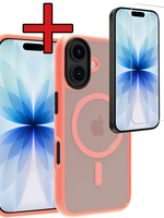 BTH BTH iPhone 17 Magsafe Hoesje Perzik Met Screenprotector