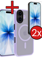 BTH BTH iPhone 17 Magsafe Hoesje Lila Met 2x Screenprotector