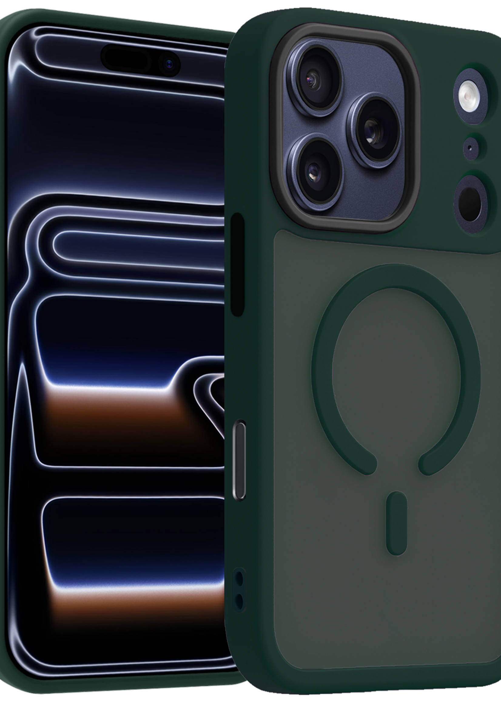 BTH BTH iPhone 17 Pro Magsafe Hoesje - Donkergroen