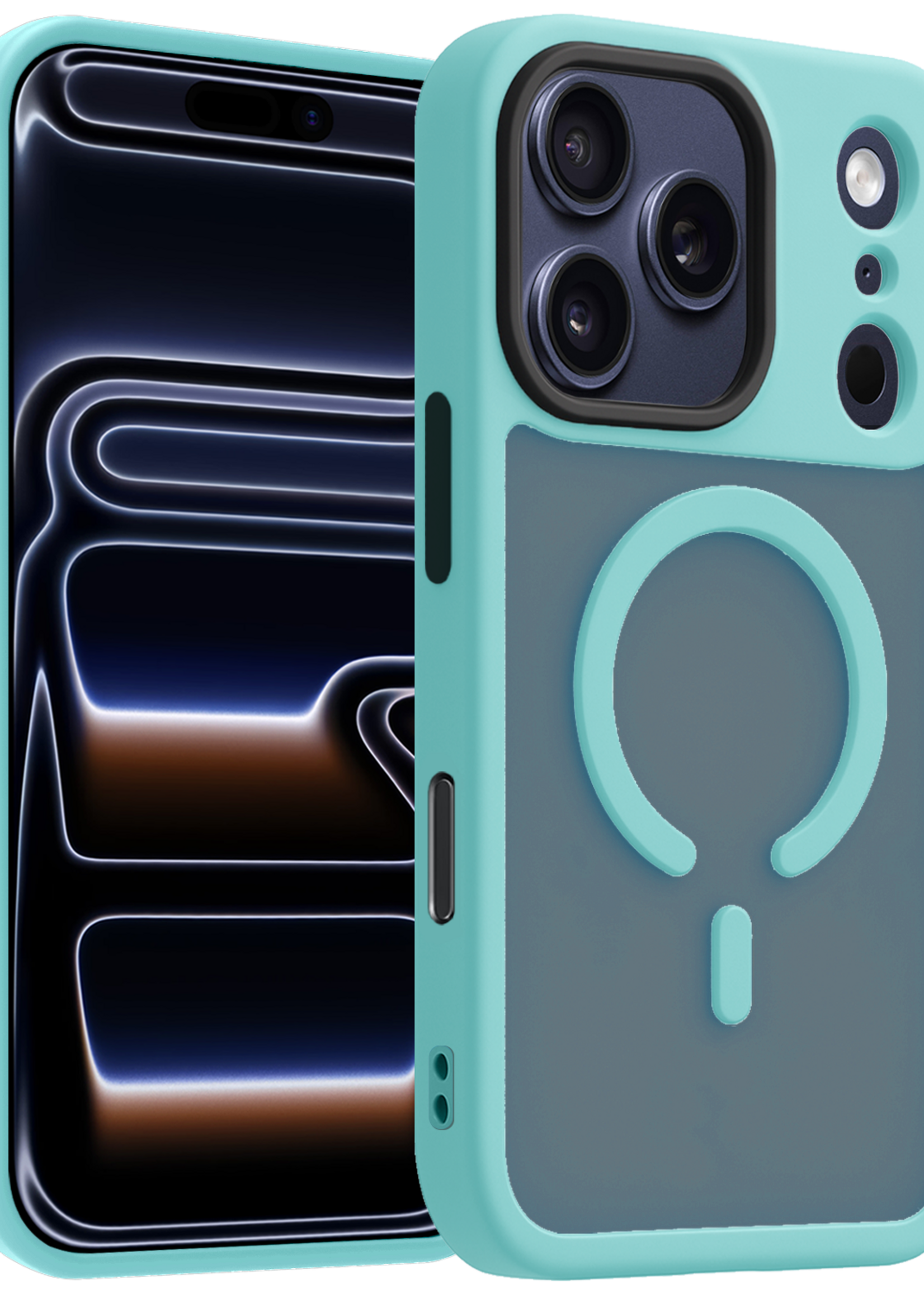 BTH BTH iPhone 17 Pro Magsafe Hoesje - Lichtblauw