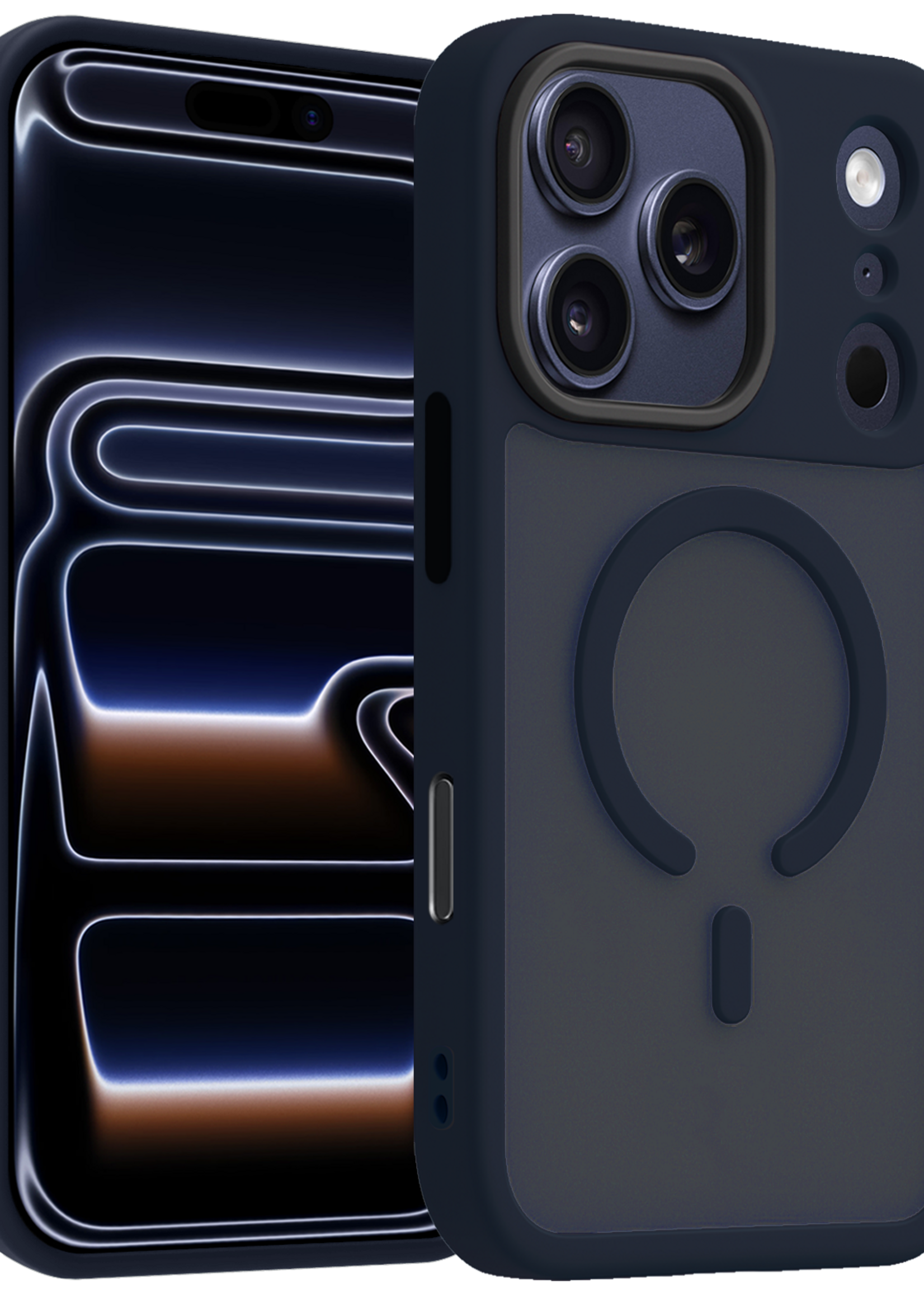 BTH BTH iPhone 17 Pro Max Magsafe Hoesje - Donkerblauw