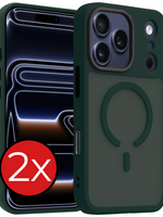 BTH BTH iPhone 17 Pro Max Magsafe Hoesje - Donkergroen - 2 PACK