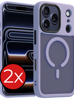 BTH BTH iPhone 17 Pro Max Magsafe Hoesje - Lila - 2 PACK