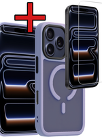 BTH BTH iPhone 17 Pro Max Magsafe Hoesje Lila Met Screenprotector