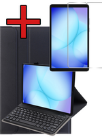BTH BTH Samsung Galaxy Tab A11 Toetsenbordhoes Met Screenprotector - Zwart