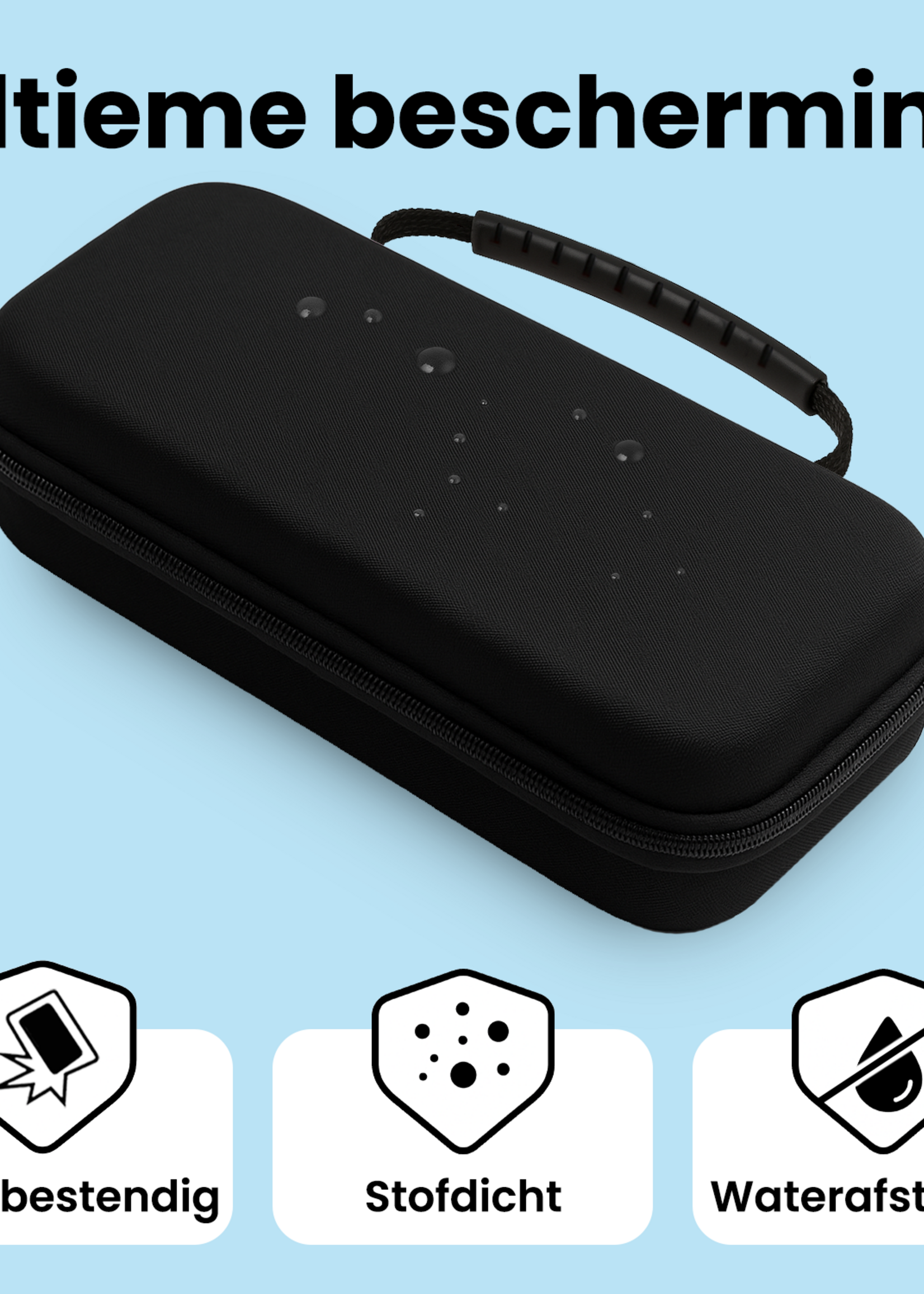 BTH BTH Hoesje Handvat Sony PlayStation Portal Remote Player - Zwart