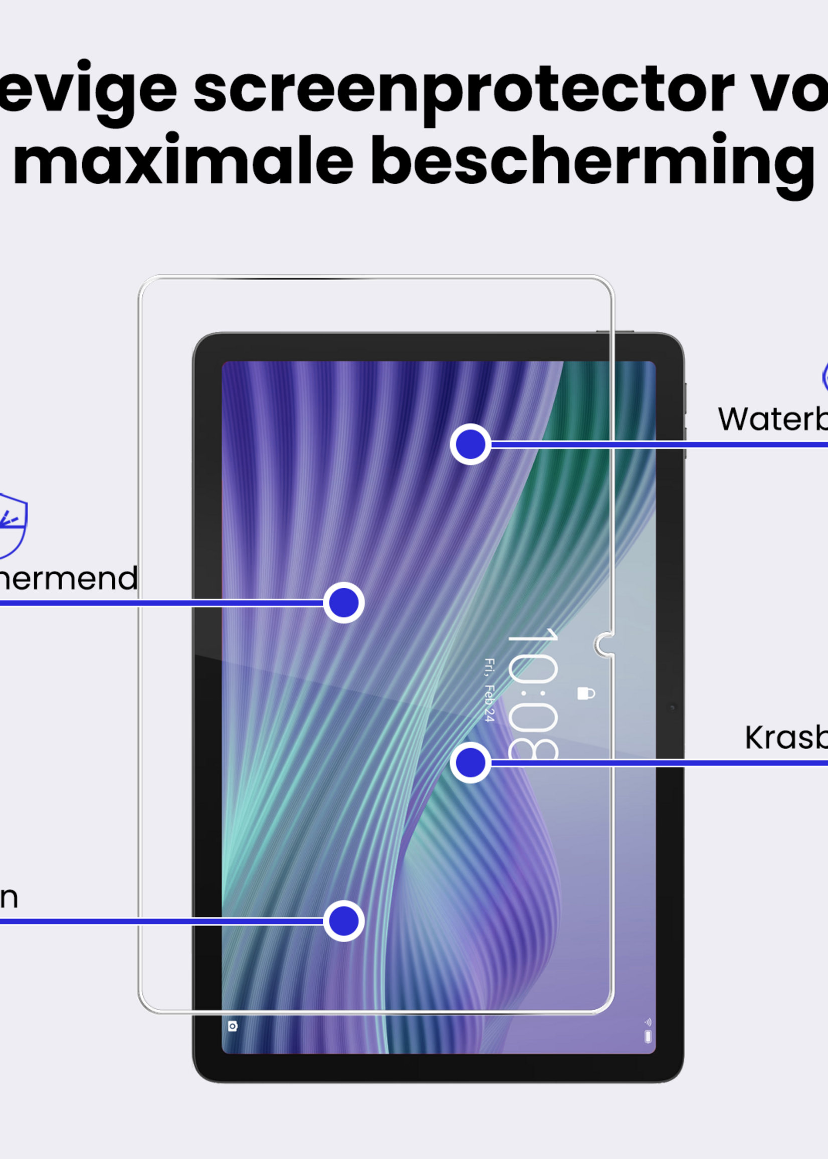 BTH BTH Lenovo Tab 10.1 inch Screenprotector