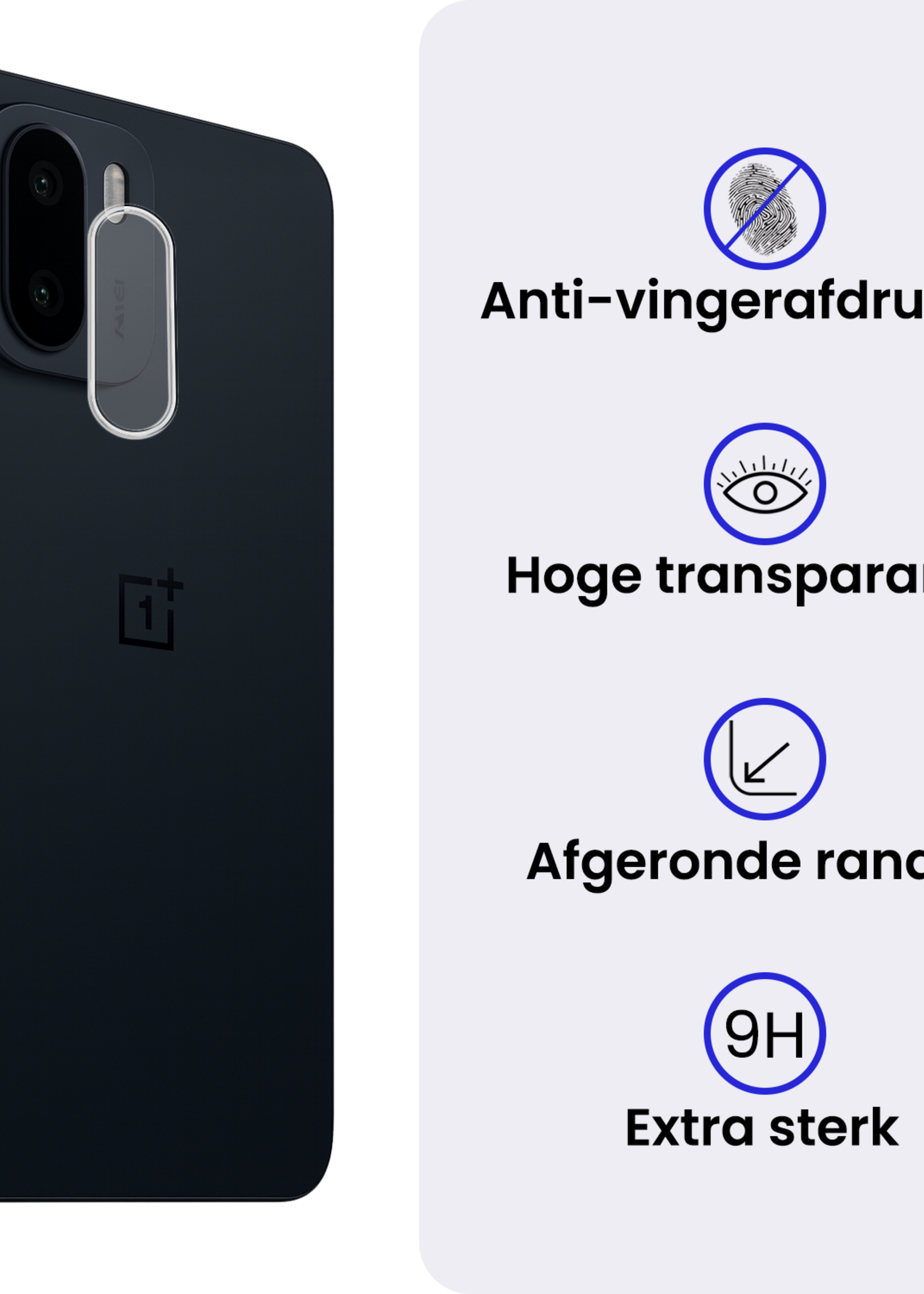 BTH BTH OnePlus 15R Camera Screenprotector - 3 PACK