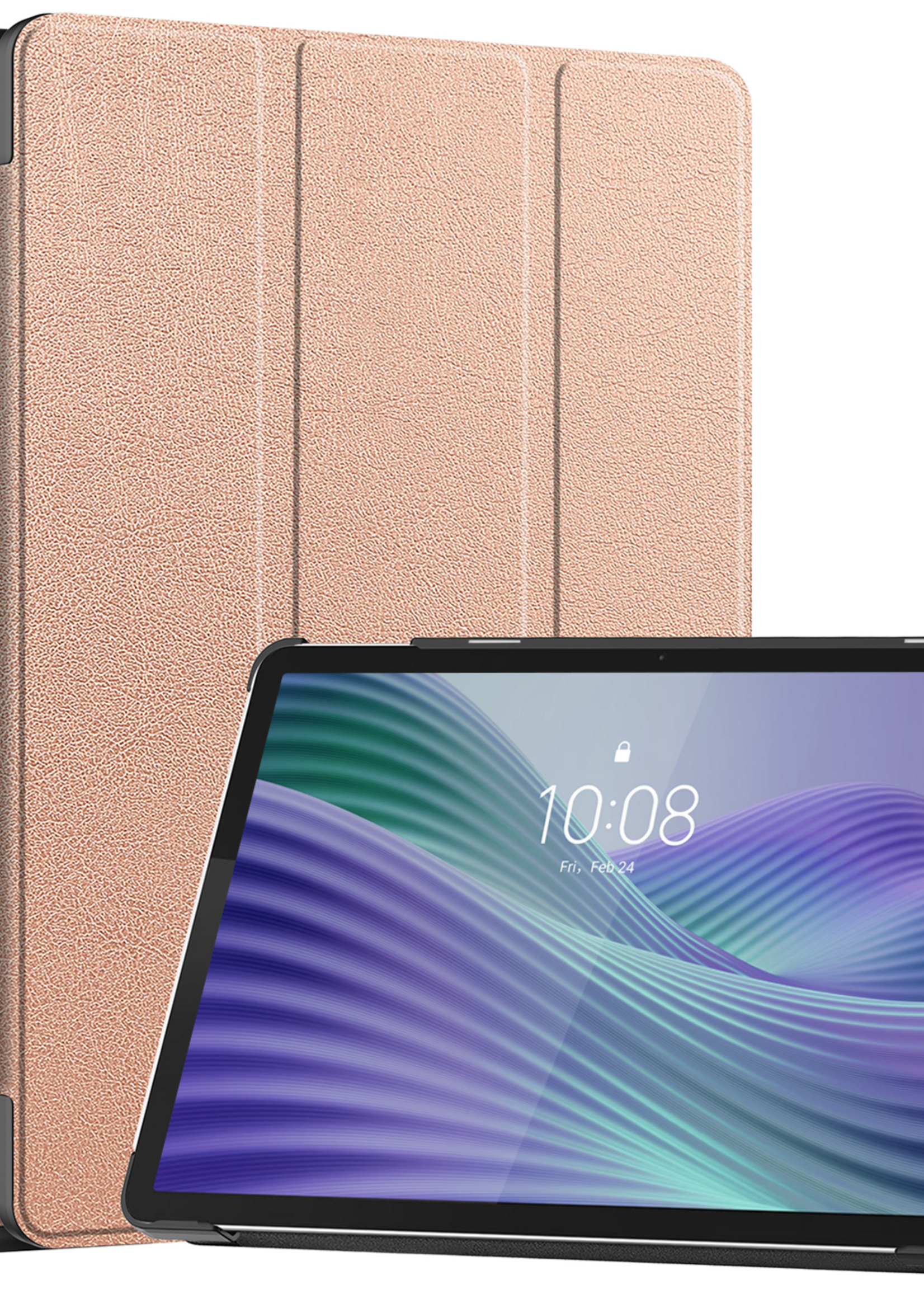 BTH BTH Lenovo Tab 10.1 inch Hoesje - Rose Goud