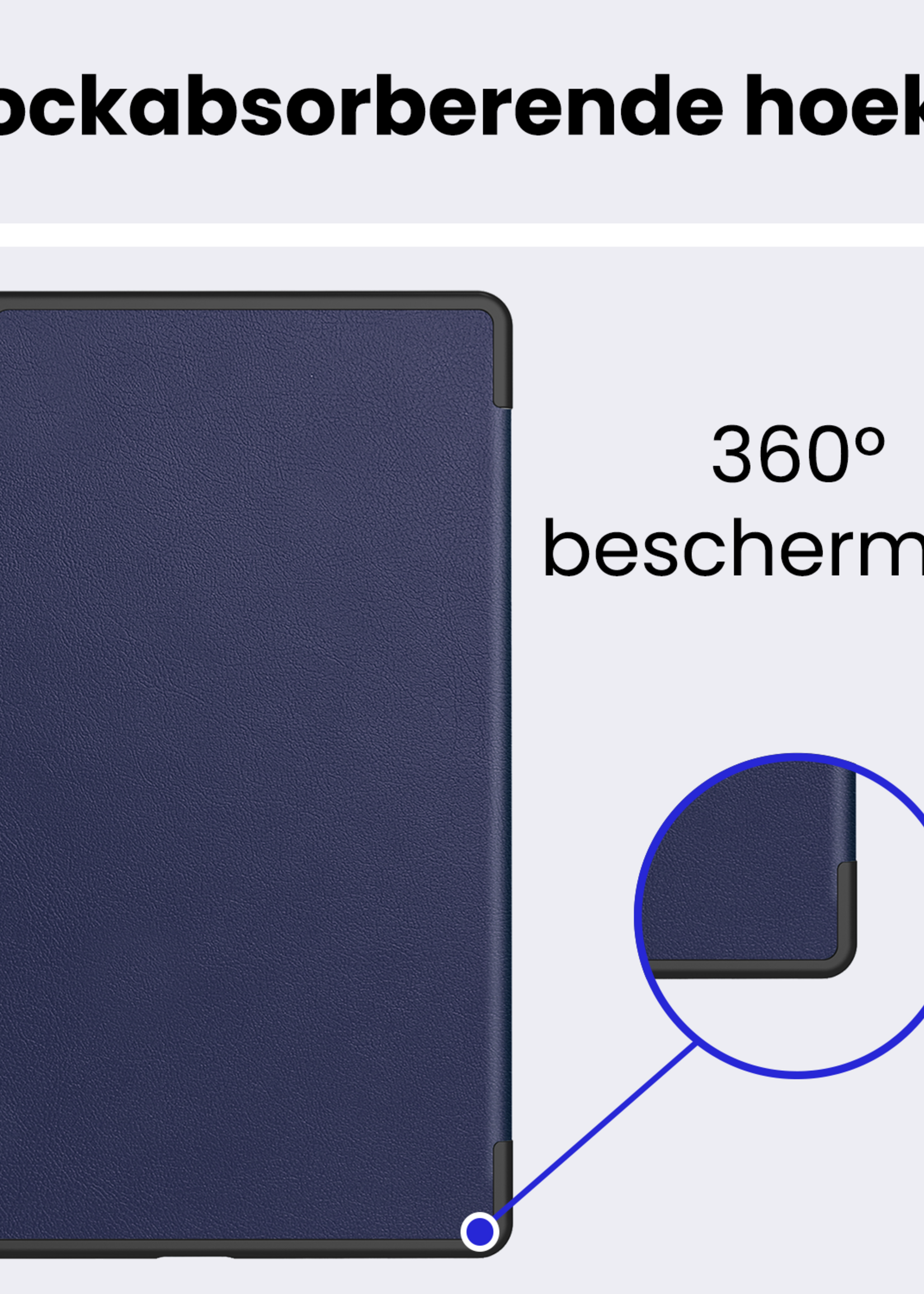 BTH BTH Lenovo Tab 10.1 inch Hoesje - Donkerblauw