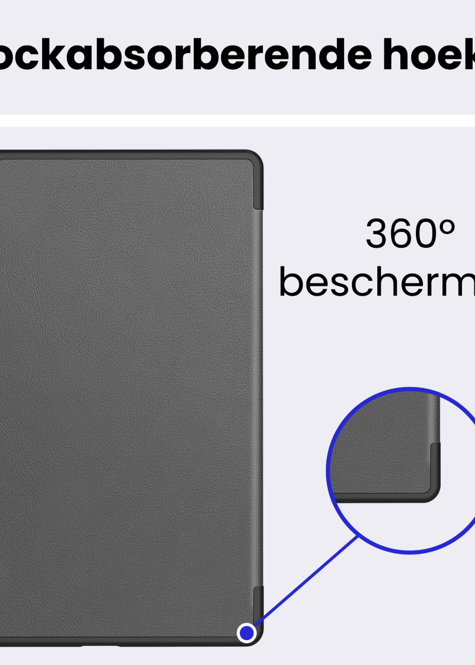 BTH BTH Lenovo Tab 10.1 inch Hoesje - Grijs