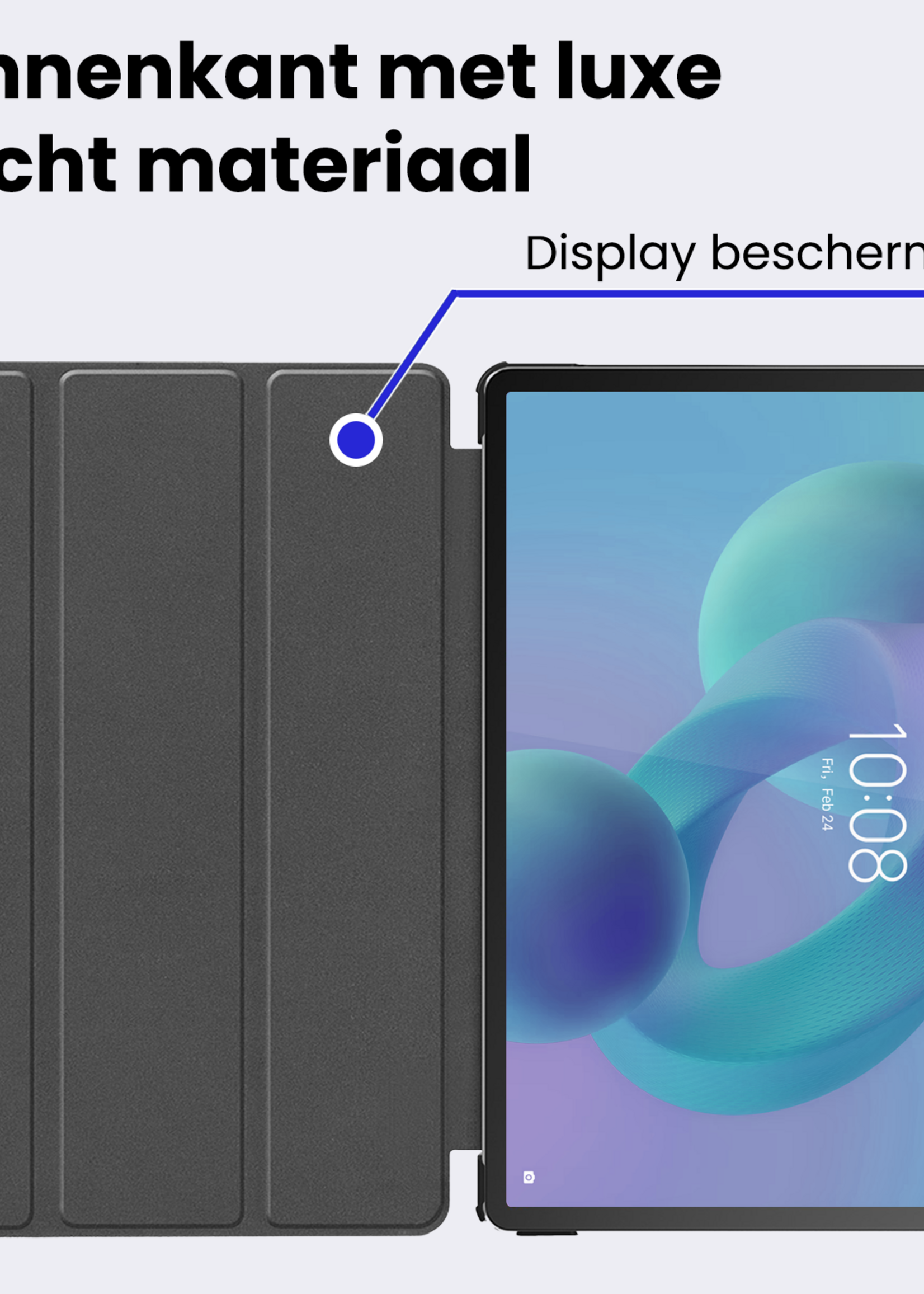 BTH BTH Lenovo Idea Tab Hoesje - Grijs