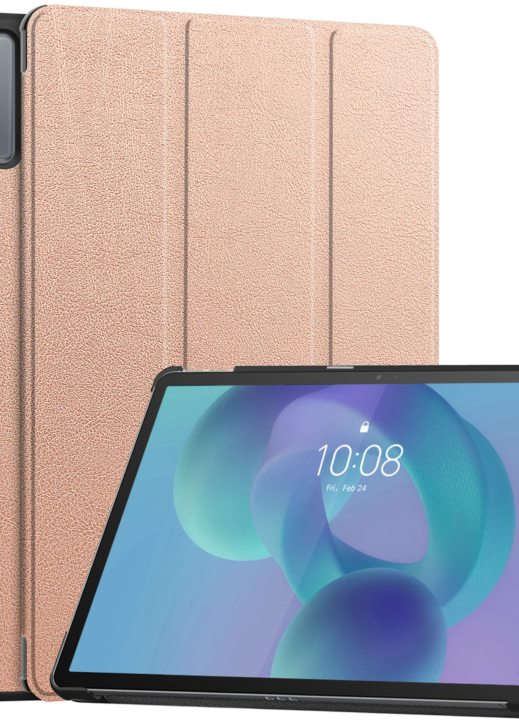 BTH BTH Lenovo Idea Tab Hoesje - Rose Goud