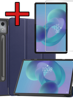 BTH BTH Lenovo Idea Tab Pro Hoesje Met Screenprotector - Donkerblauw