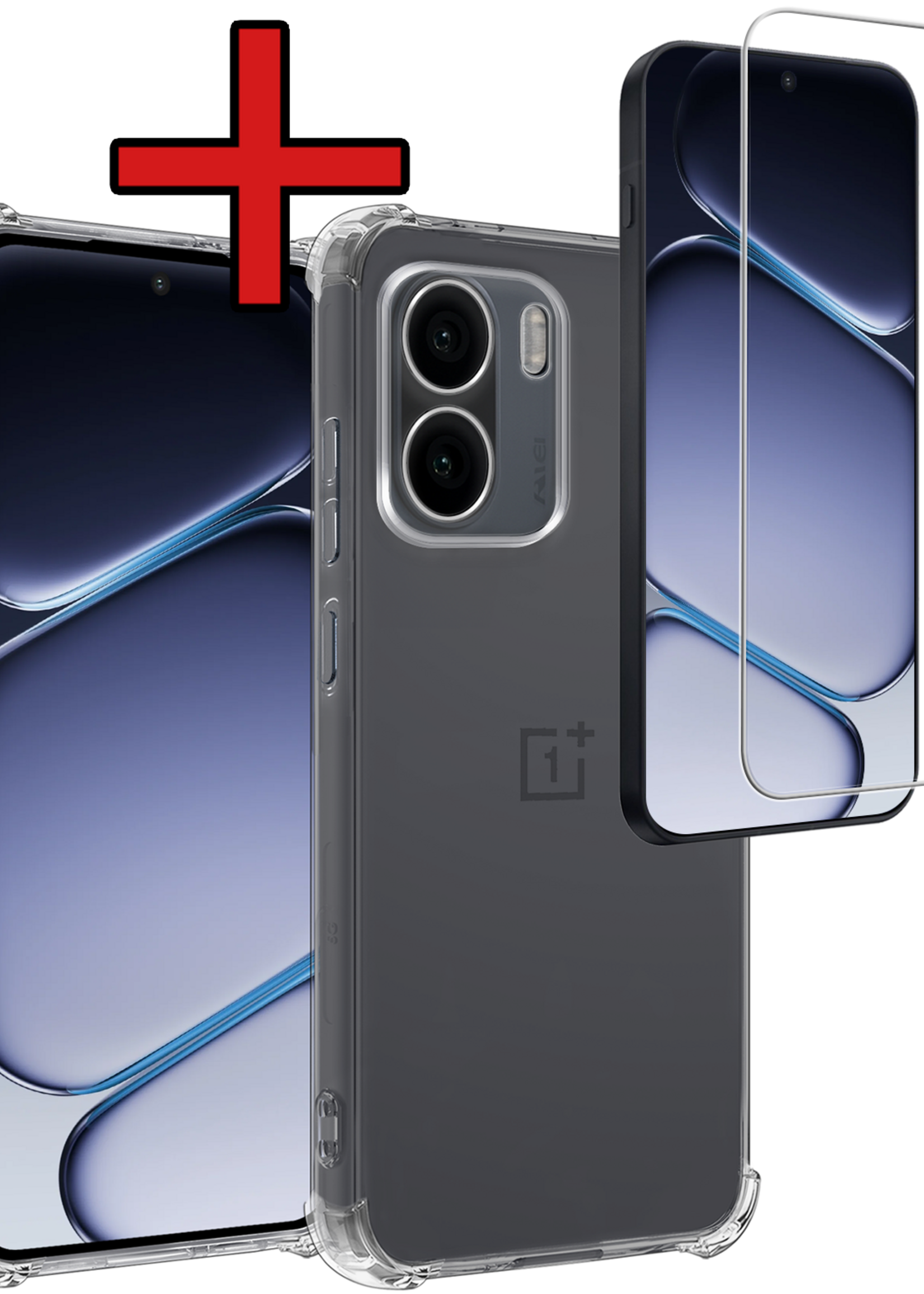 BTH BTH OnePlus 15R Hoesje Shockproof Met Screenprotector