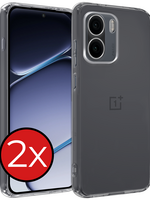 BTH BTH OnePlus 15R Hoesje Siliconen - Transparant - 2 PACK