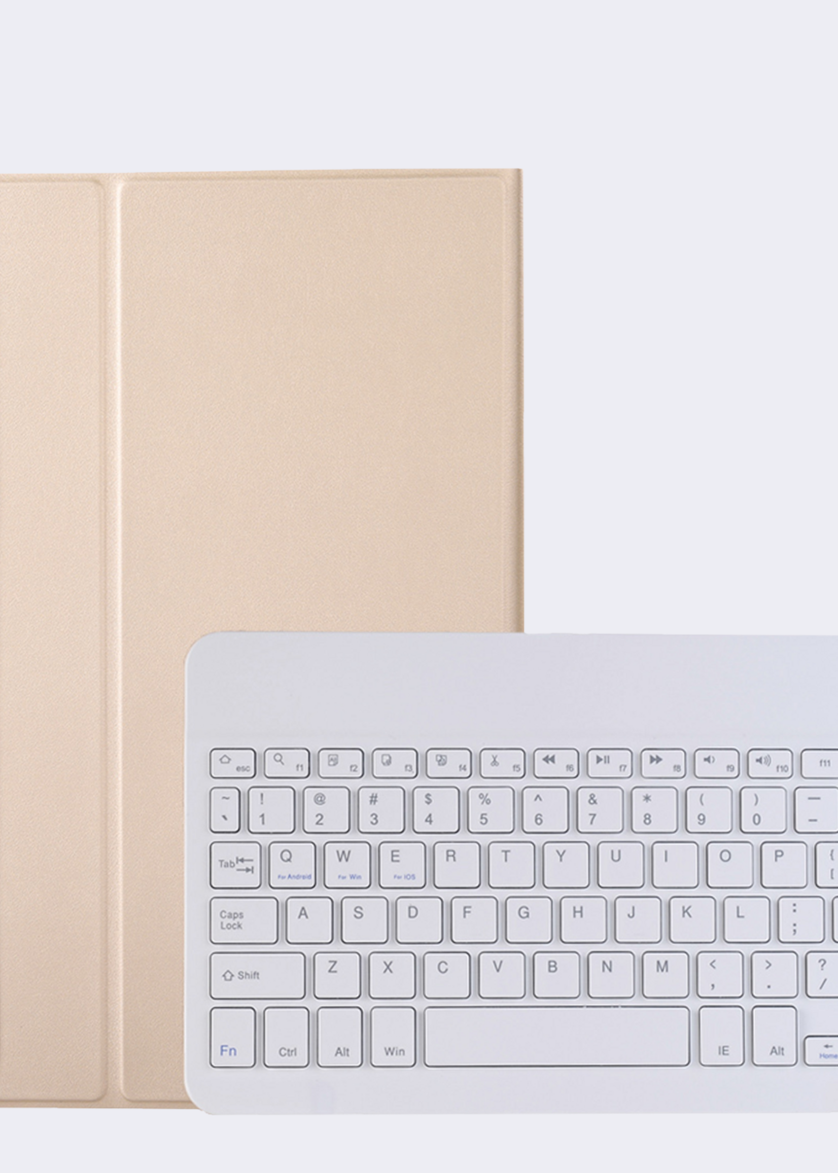 BTH BTH Samsung Galaxy Tab A11 Plus Toetsenbordhoes - Goud