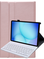 BTH BTH Samsung Galaxy Tab A11 Plus Toetsenbordhoes - Rosé Goud