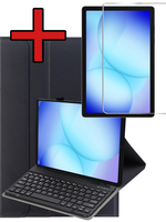 BTH BTH Samsung Galaxy Tab A11 Plus Toetsenbordhoes Met Screenprotector - Zwart