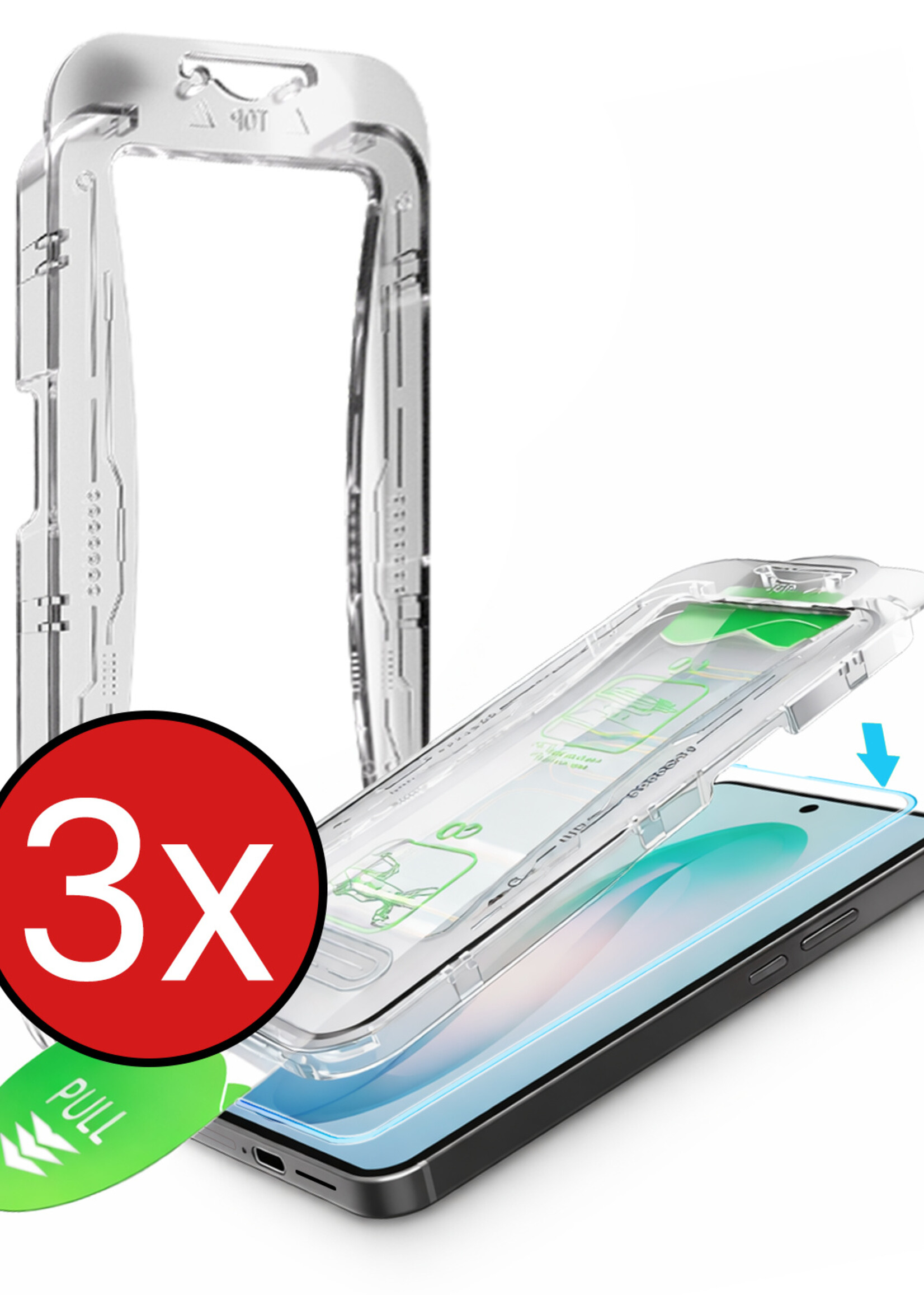 BTH BTH Samsung Galaxy S26 Hybrid Screenprotector - 3 PACK