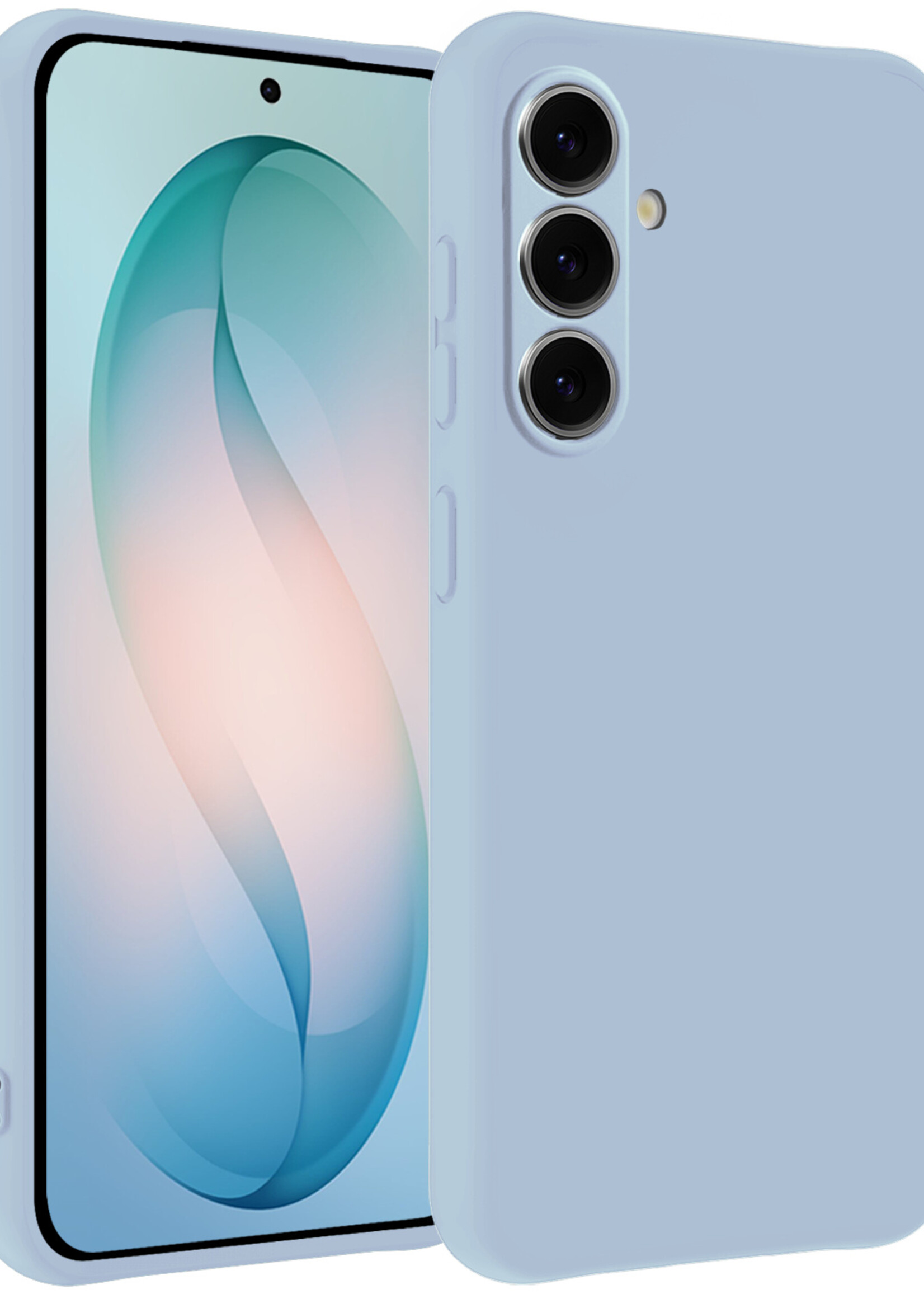 BTH BTH Samsung Galaxy S26 Hoesje Siliconen - Lichtblauw