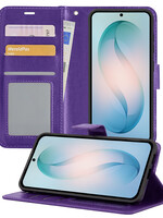 BTH BTH Samsung Galaxy S26 Hoesje Bookcase - Paars