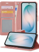 BTH BTH Samsung Galaxy S26 Hoesje Bookcase - Rose Goud