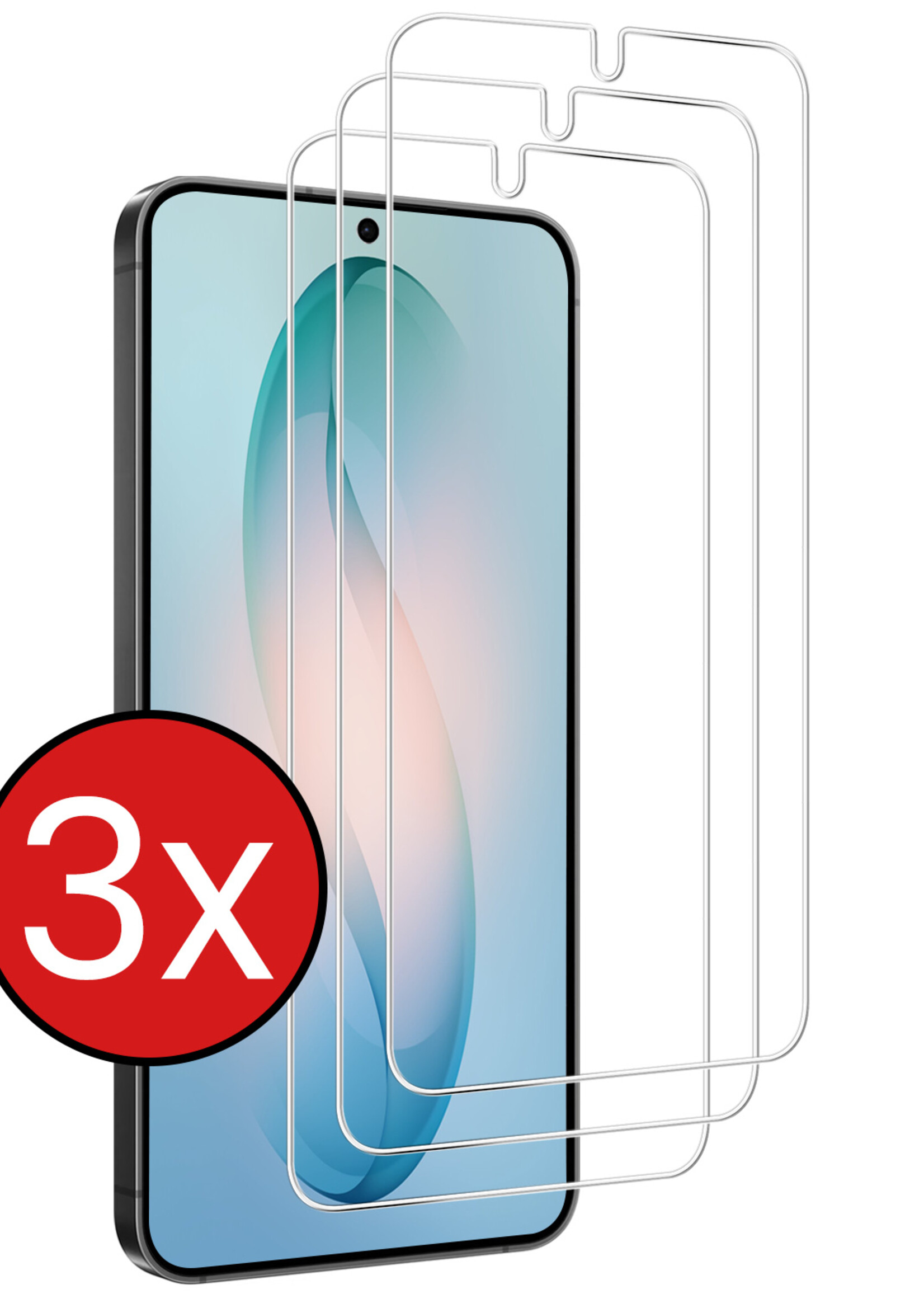 BTH BTH Samsung Galaxy S26 Plus Screenprotector Glas - 3 PACK