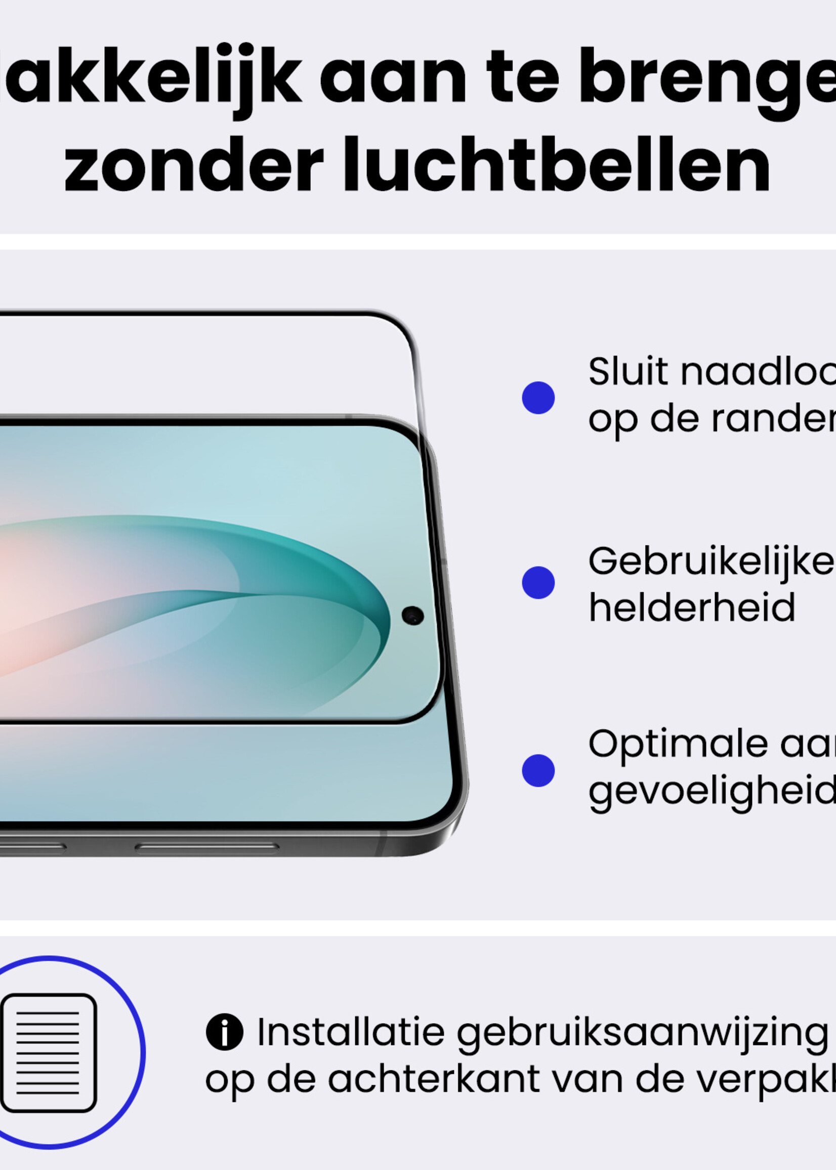 BTH BTH Samsung Galaxy S26 Plus Screenprotector Glas Full Cover