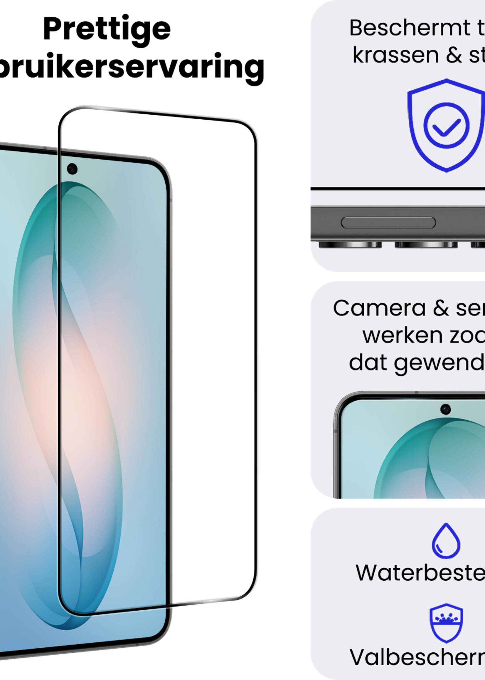 BTH BTH Samsung Galaxy S26 Plus Screenprotector Glas Full Cover