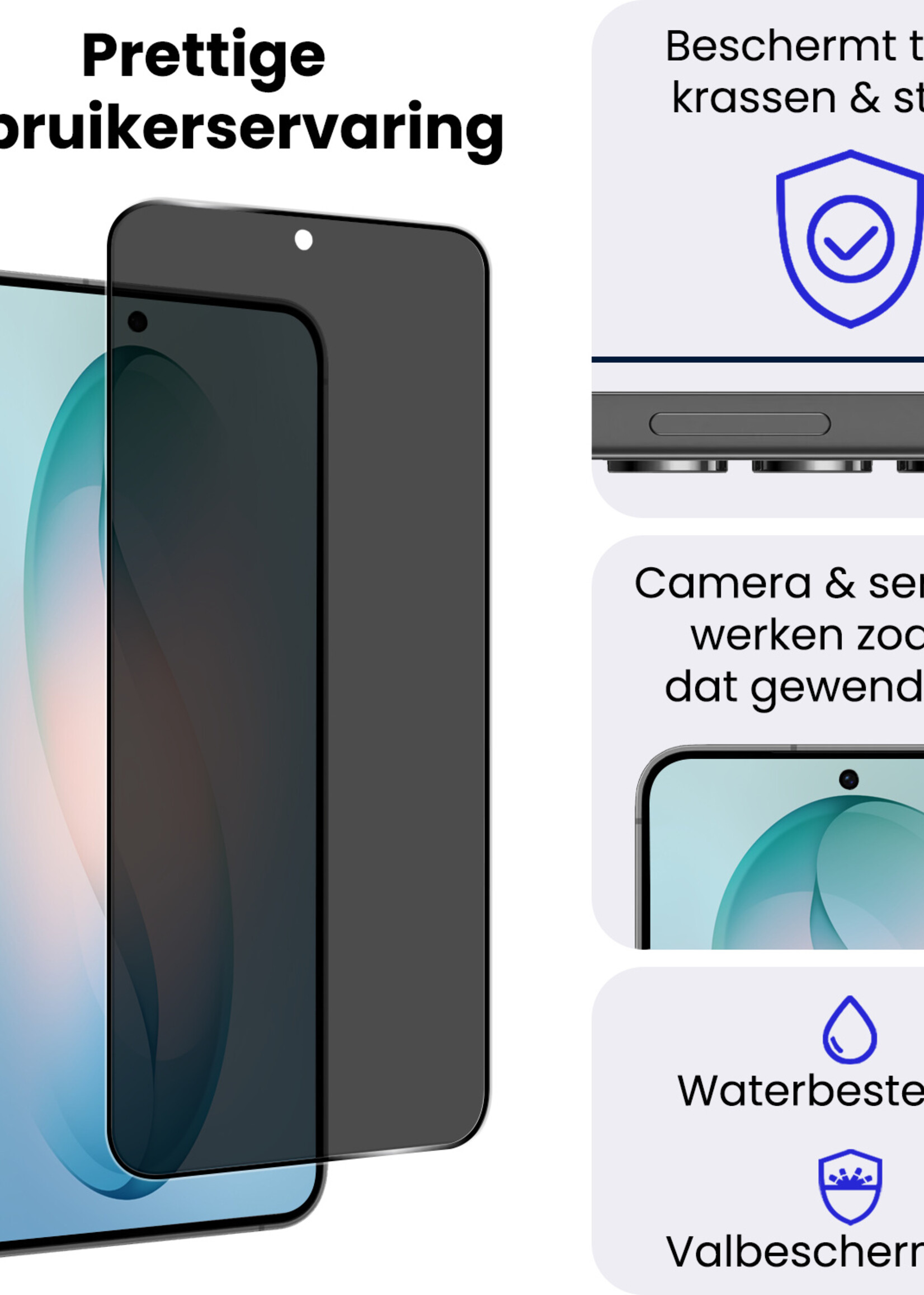 BTH BTH Samsung Galaxy S26 Plus Screenprotector Glas Privacy - 2 PACK