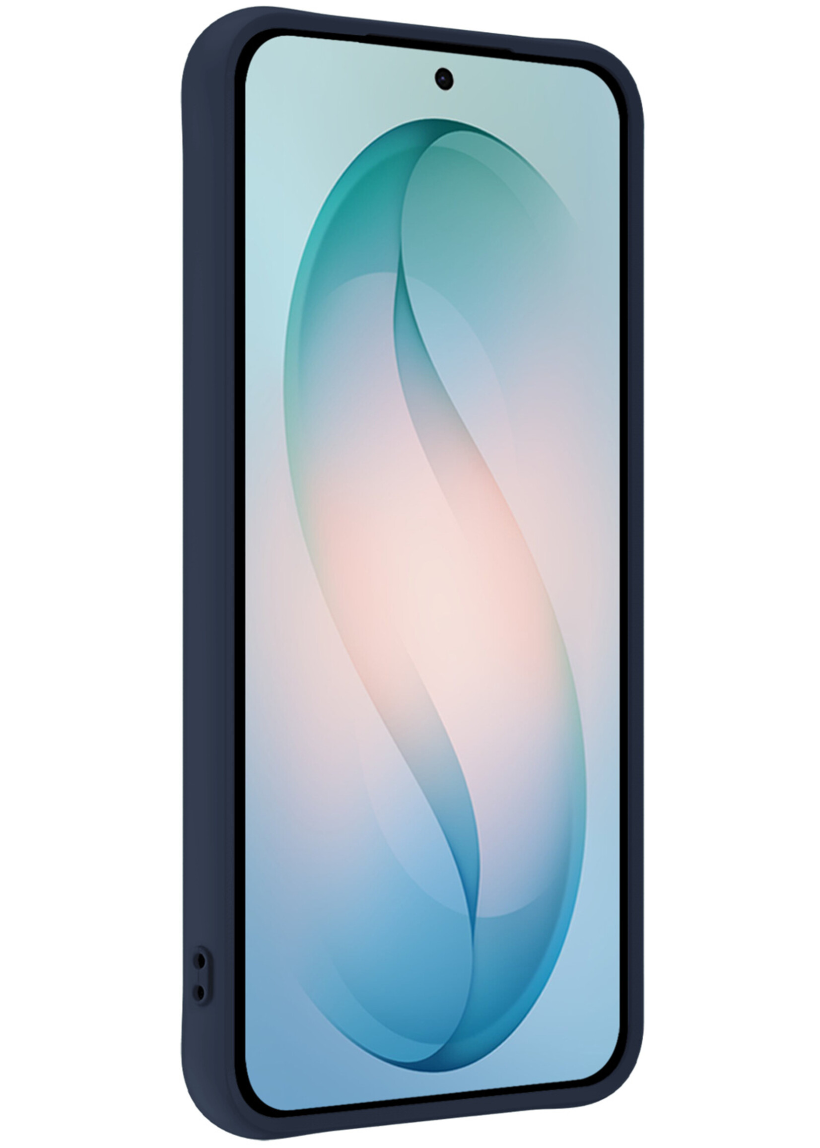 BTH BTH Samsung Galaxy S26 Plus Hoesje Siliconen - Donkerblauw - 2 PACK