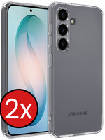 BTH BTH Samsung Galaxy S26 Plus Hoesje Siliconen - Transparant - 2 PACK