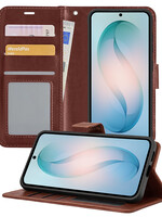 BTH BTH Samsung Galaxy S26 Plus Hoesje Bookcase - Bruin