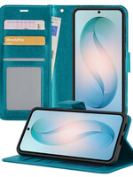 BTH BTH Samsung Galaxy S26 Plus Hoesje Bookcase - Turquoise