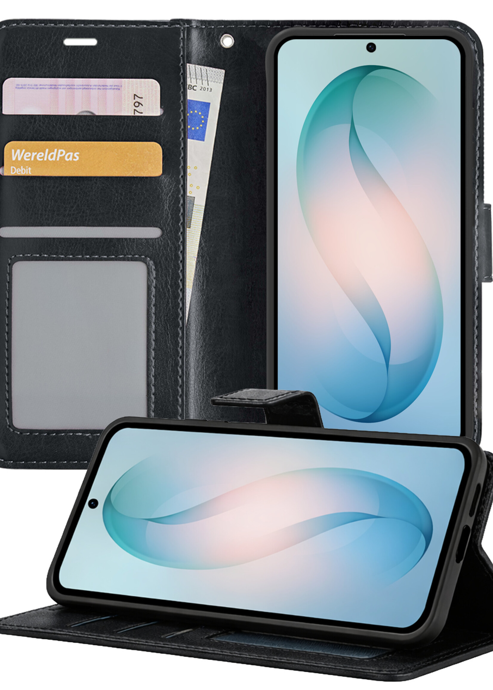 BTH BTH Samsung Galaxy S26 Plus Hoesje Bookcase - Zwart