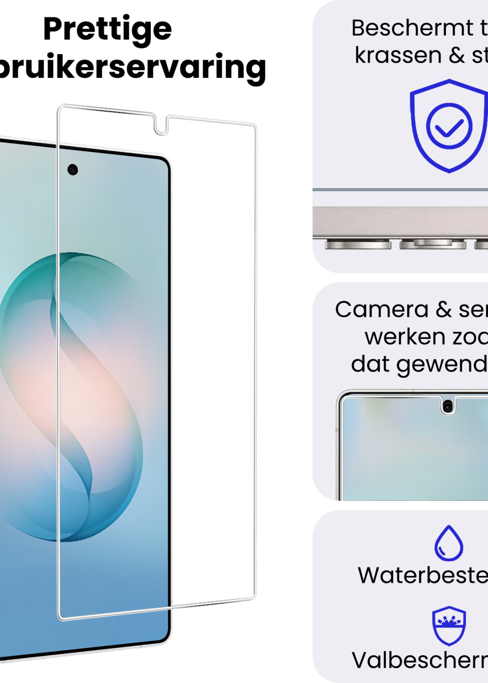 BTH BTH Samsung Galaxy S26 Ultra Screenprotector Glas - 2 PACK