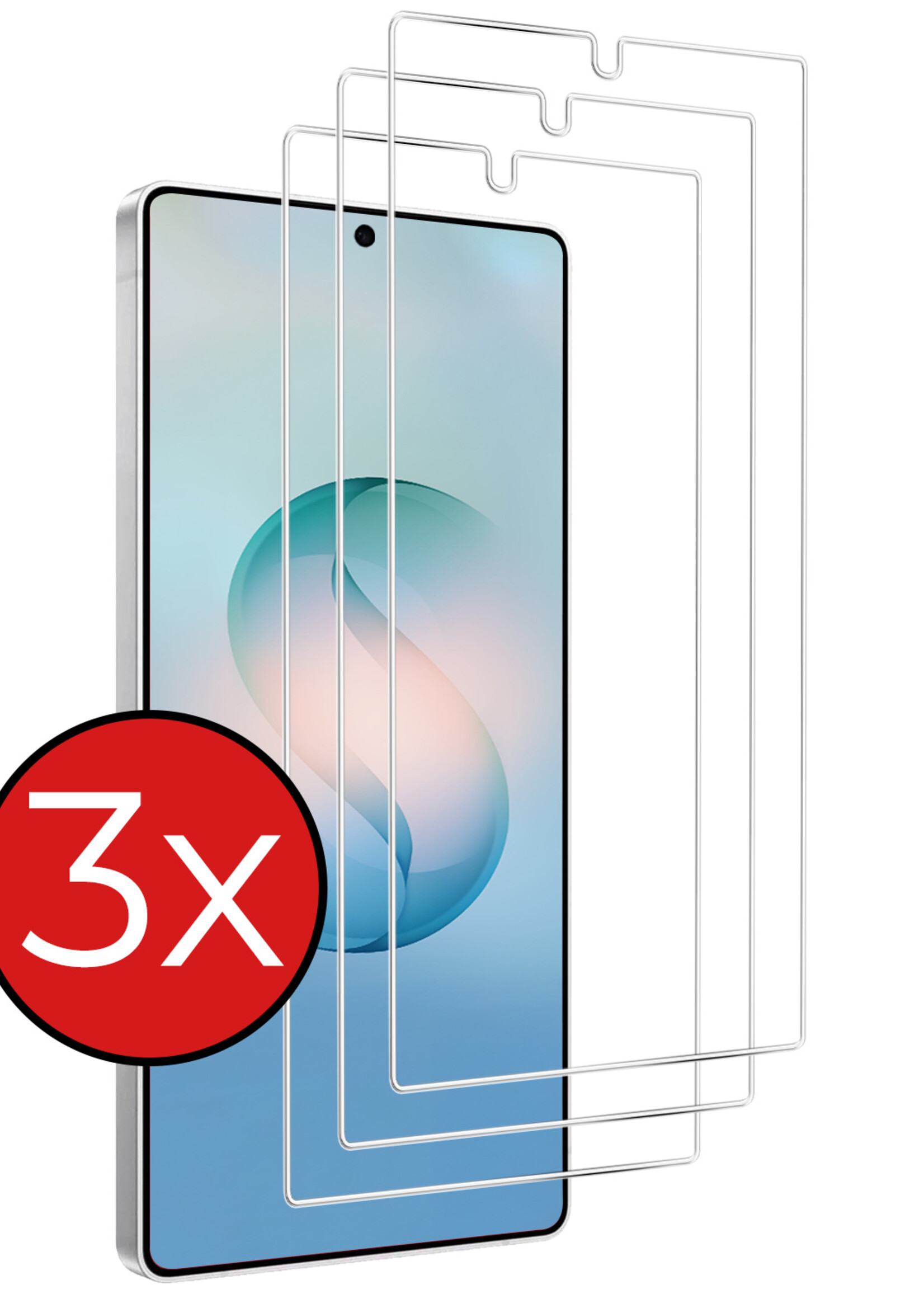 BTH BTH Samsung Galaxy S26 Ultra Screenprotector Glas - 3 PACK