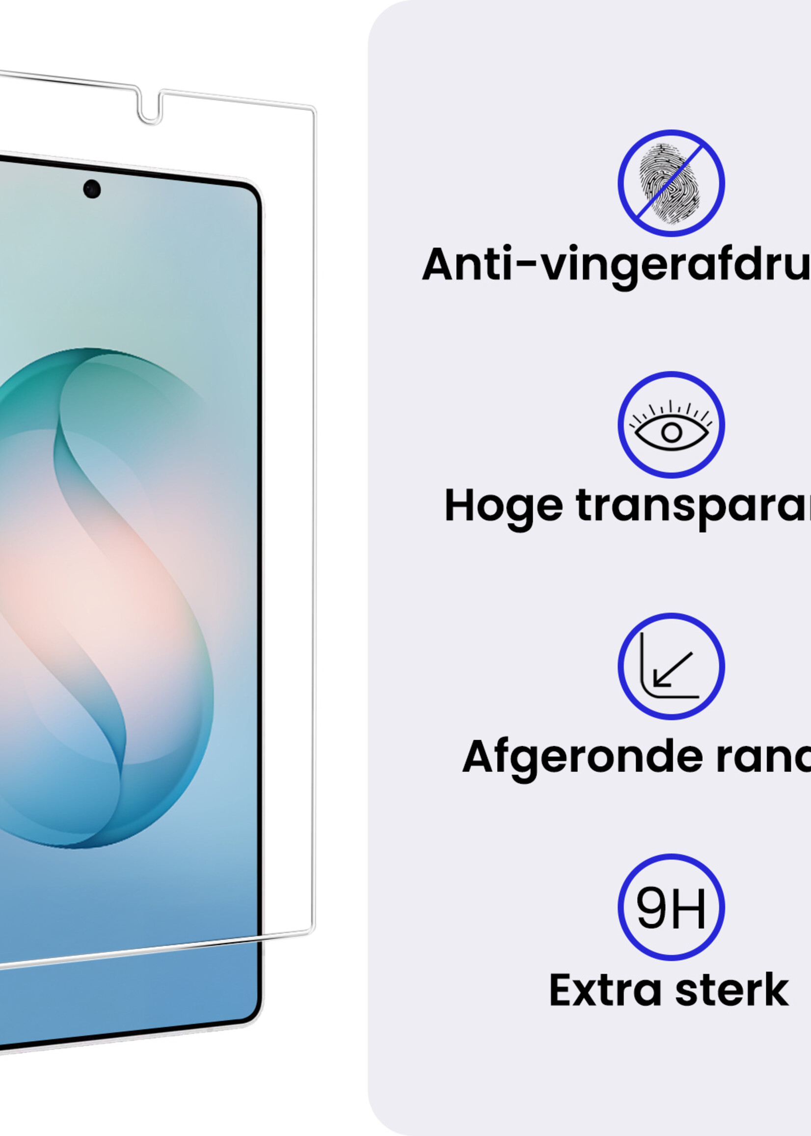 BTH BTH Samsung Galaxy S26 Ultra Screenprotector Glas - 3 PACK