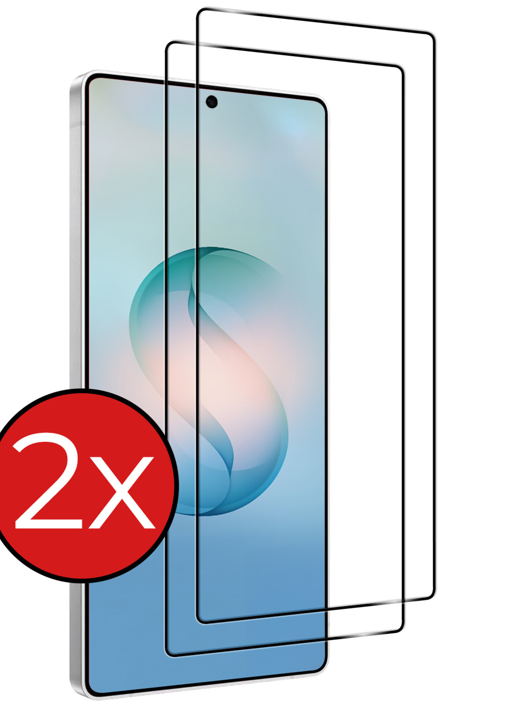 BTH BTH Samsung Galaxy S26 Ultra Screenprotector Glas Full Cover - 2 PACK