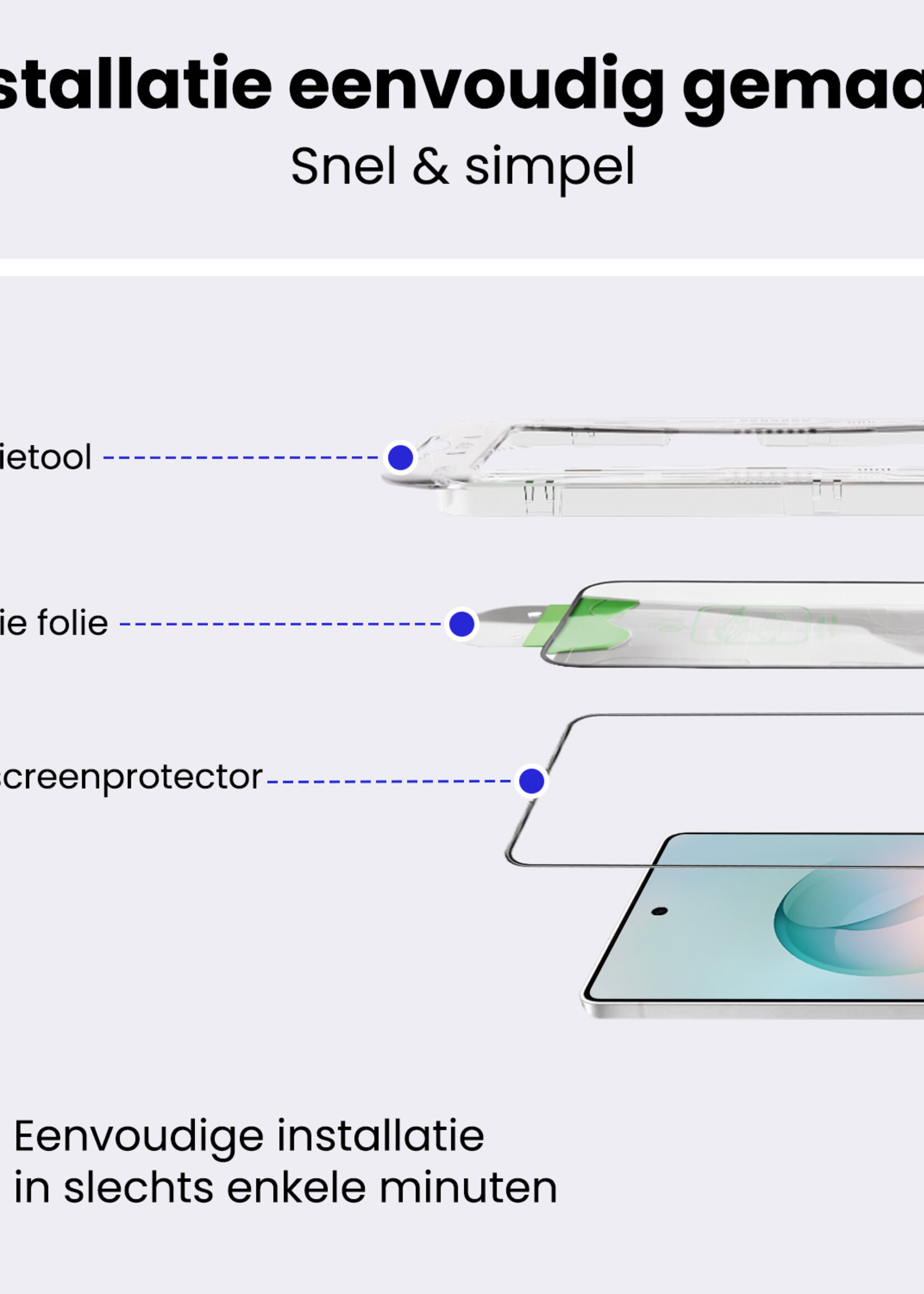 BTH BTH Samsung Galaxy S26 Ultra Hybrid Screenprotector - 2 PACK