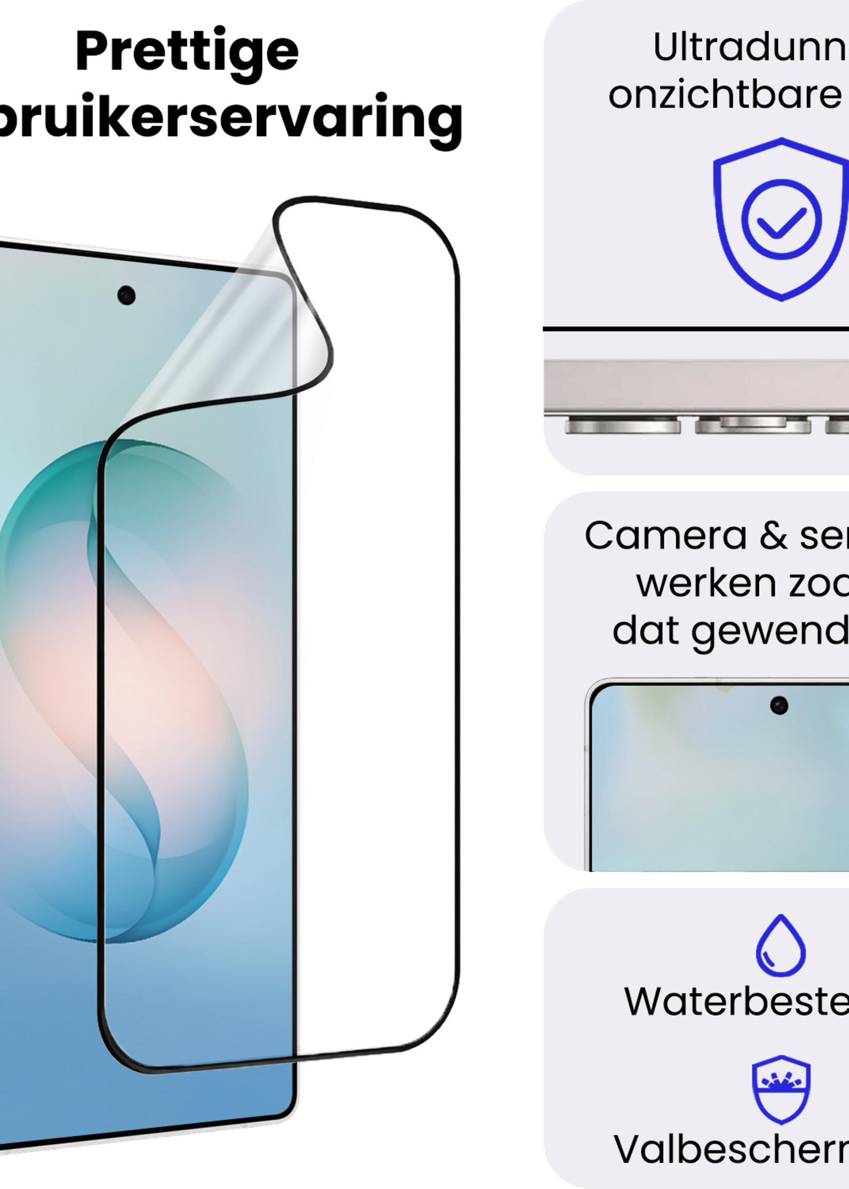 BTH BTH Samsung Galaxy S26 Ultra Hybrid Screenprotector - 3 PACK