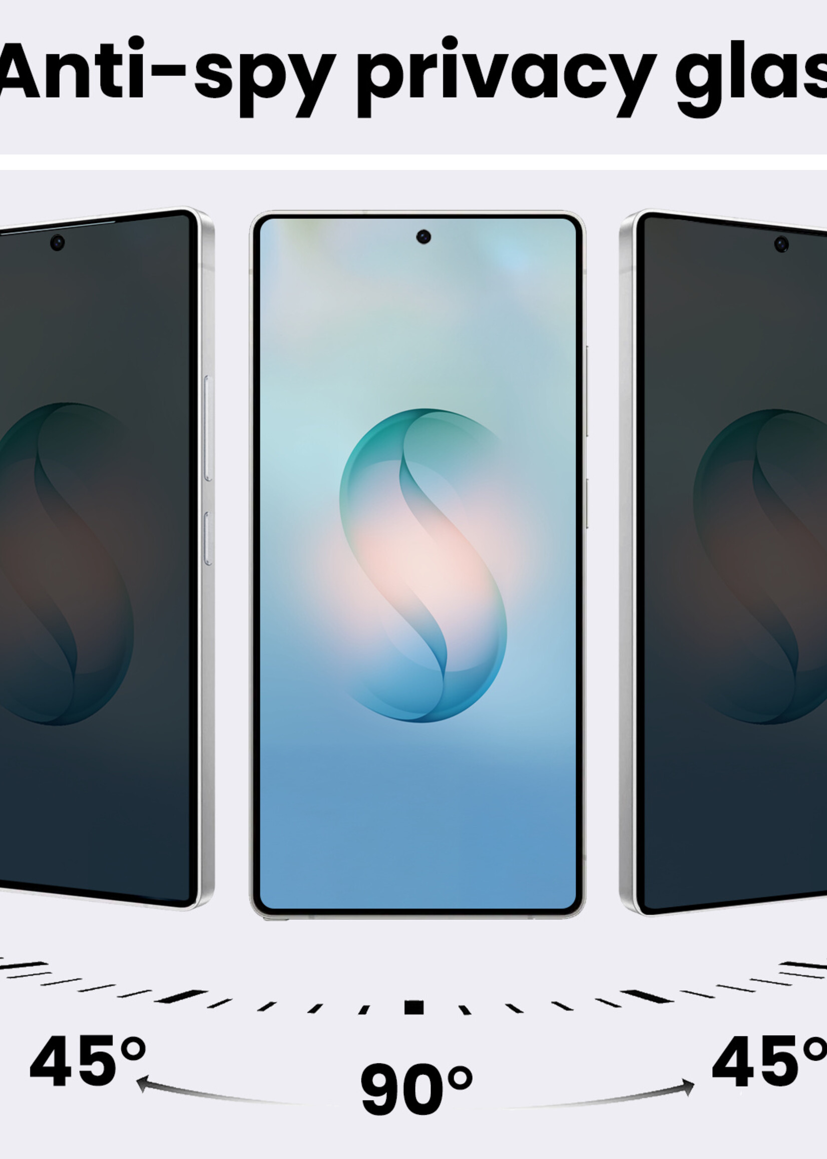 BTH BTH Samsung Galaxy S26 Ultra Screenprotector Glas Privacy - 3 PACK