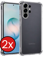 BTH BTH Samsung Galaxy S26 Ultra Hoesje Shockproof - Transparant - 2 PACK