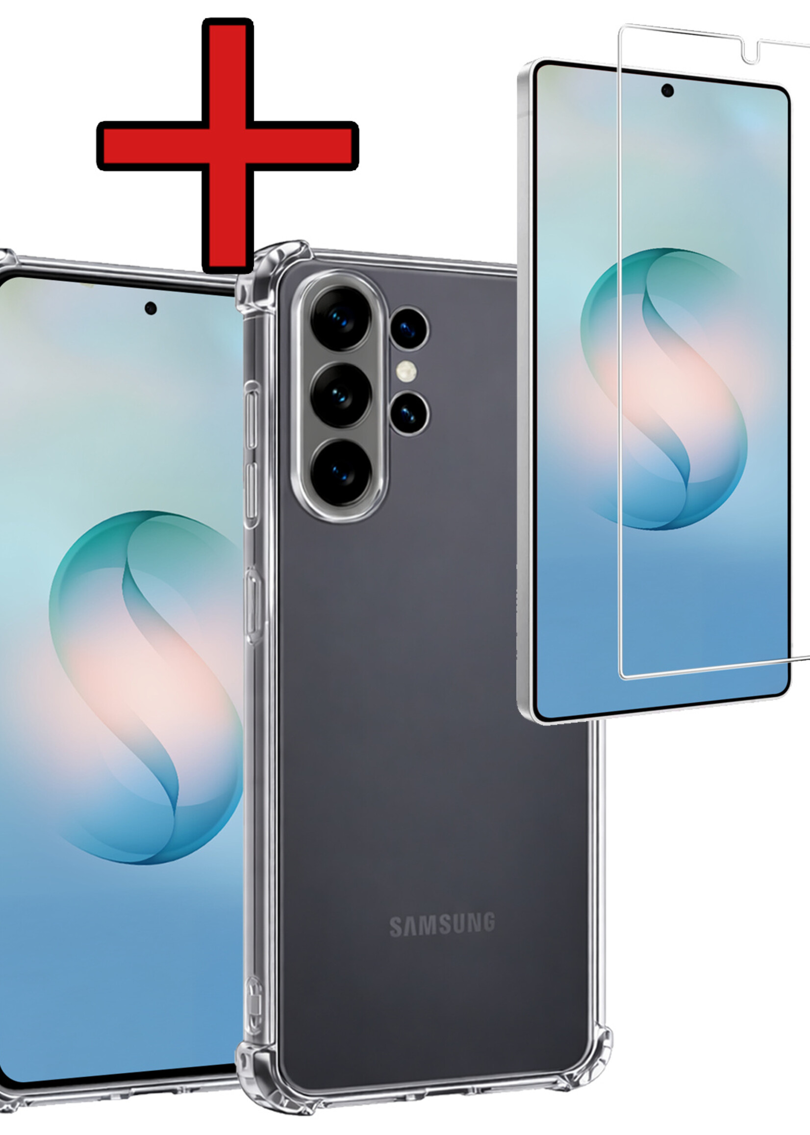 BTH BTH Samsung Galaxy S26 Ultra Hoesje Shockproof Met Screenprotector