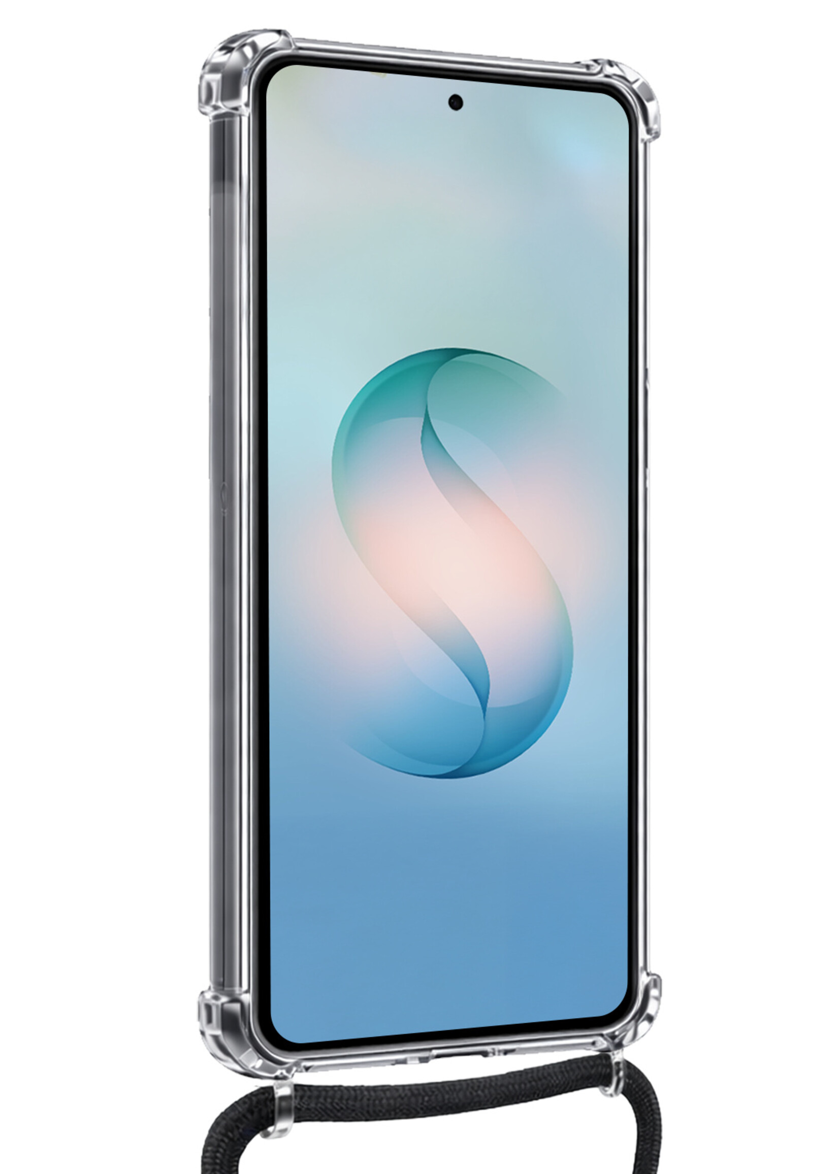 BTH BTH Samsung Galaxy S26 Ultra Hoesje Pashouder met Koord Met Screenprotector