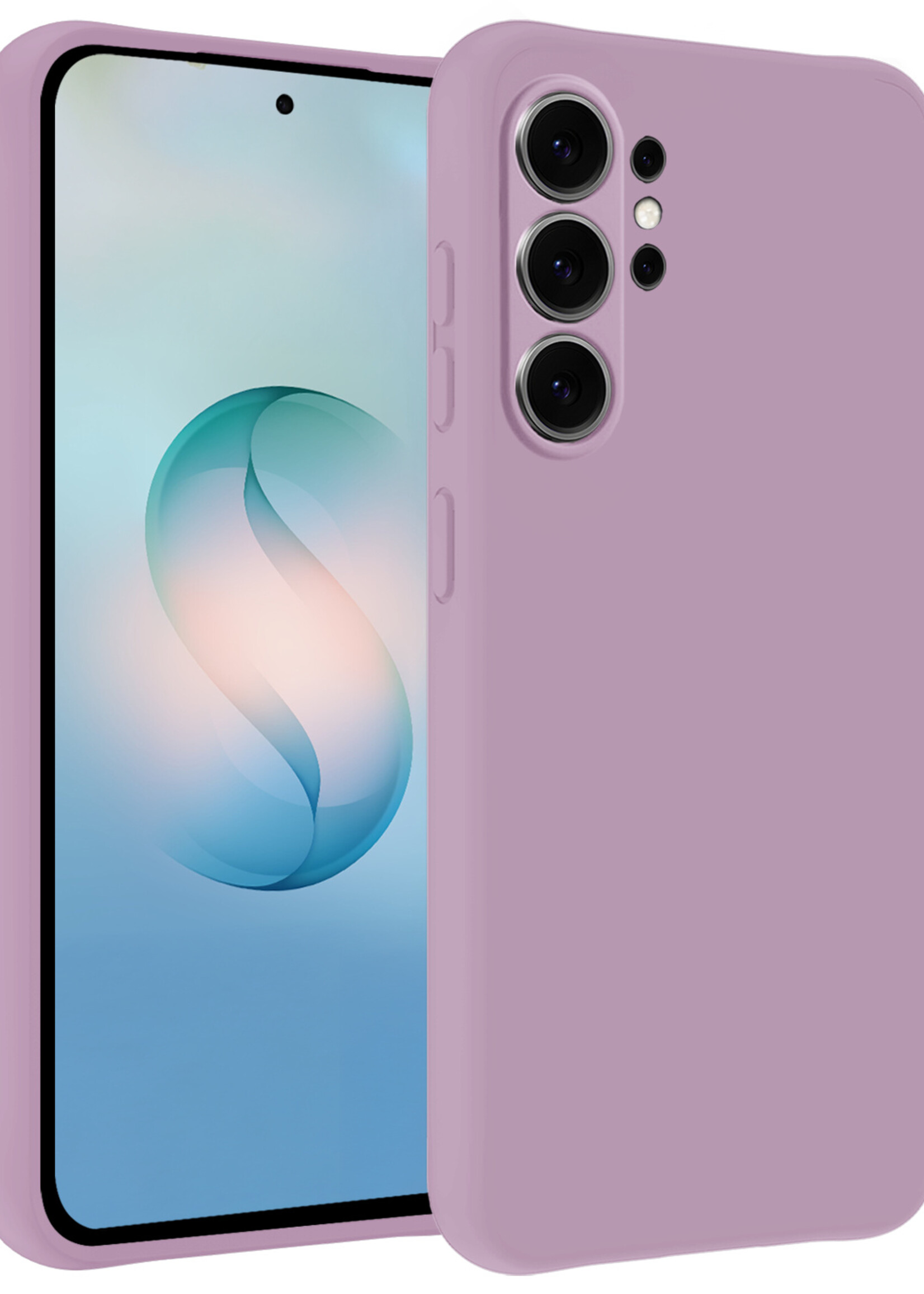 BTH BTH Samsung Galaxy S26 Ultra Hoesje Siliconen - Lila